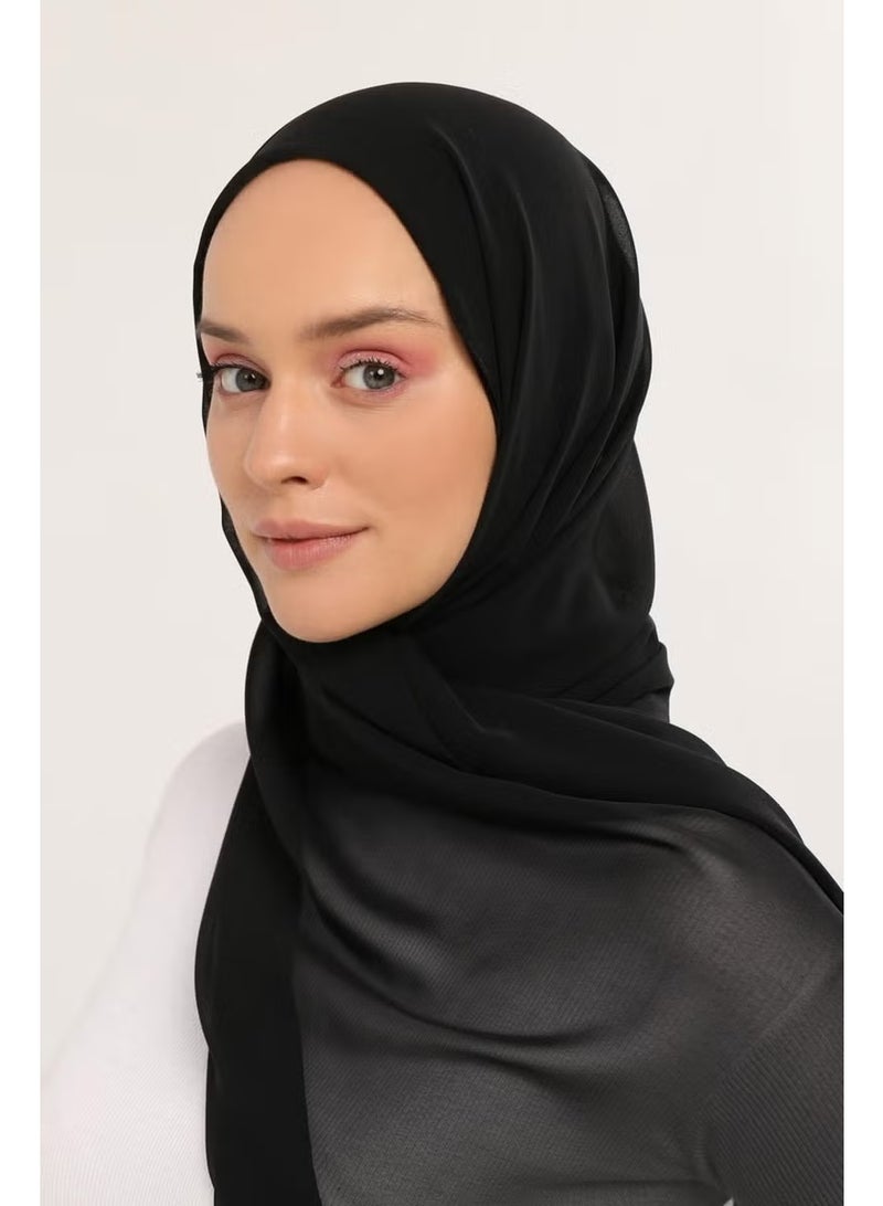 Altobeh Ready Practical Luxury Neck Collar Bonnet Chiffon Shawl - Image 3